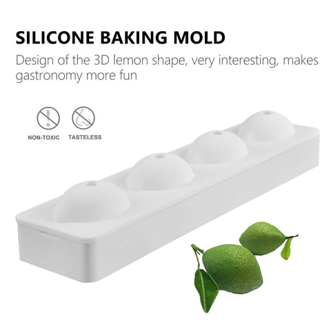 3D Strawberry Silicone Mold (4 Cavity), Fruit Mould