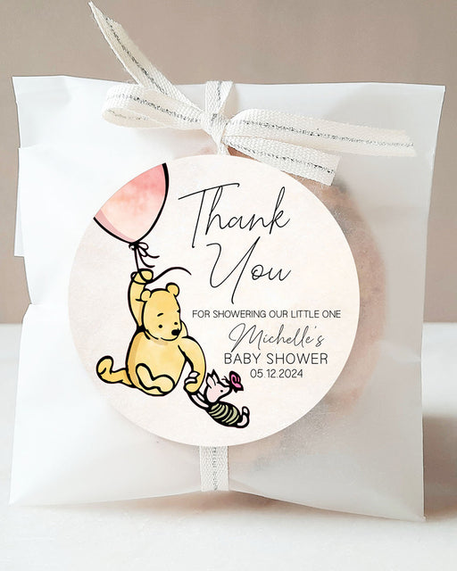 Pooh Bear Stickers, Pooh Bear Baby Shower Labels, Winnie Honey Favor S –  The Label Palace