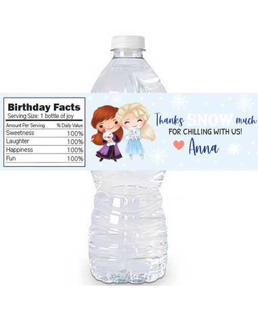 Ice Cream Birthday Water Bottle Labels – Chickabug