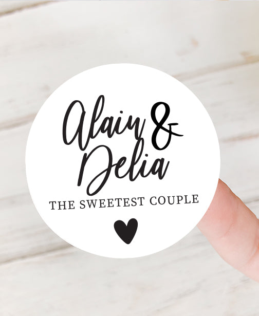 Thank You for Sharing Our Special Day Wedding Stickers — Jessica Weible  Studios