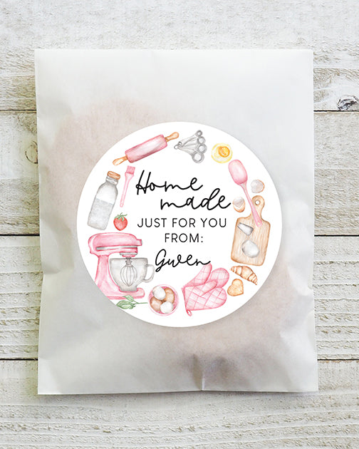 Baked With Love Stickers 12 pack