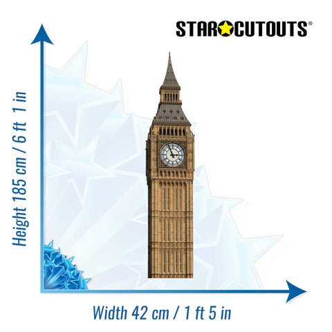 big ben london cardboard cutout