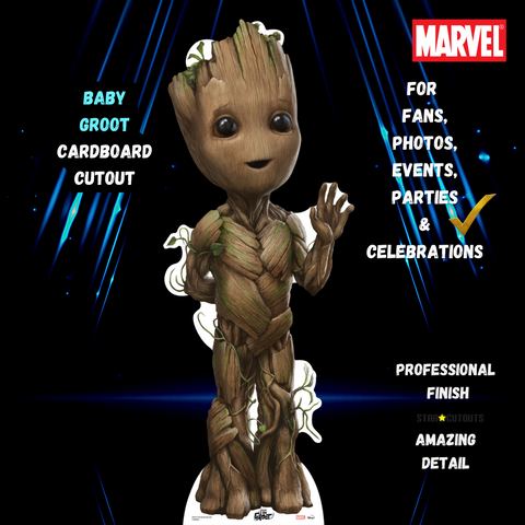Baby Groot Cardboard Cutout