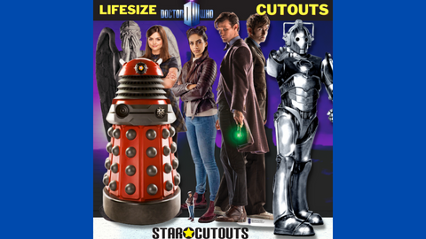 DOCTOR WHO CARDBOARD CUTOUTS