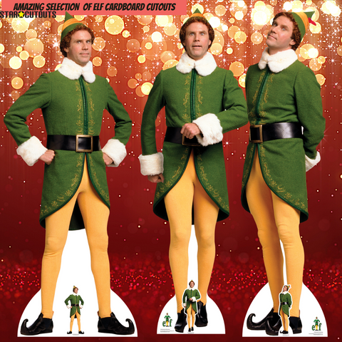 elf Christmas Cardboard Cutouts