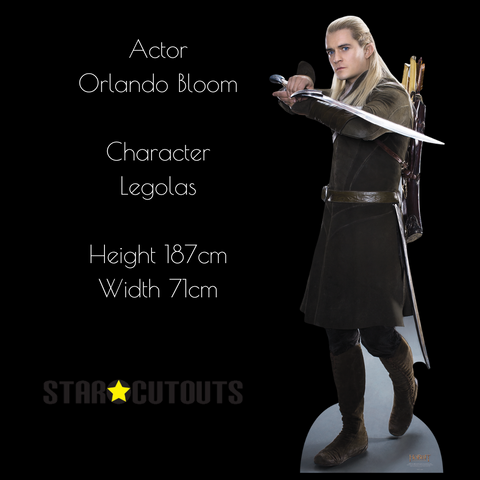 Orlando Bloom is Legendary as Legolas cardboard cutout