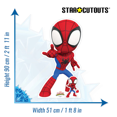 Spiderman Cardboard Cutout Height