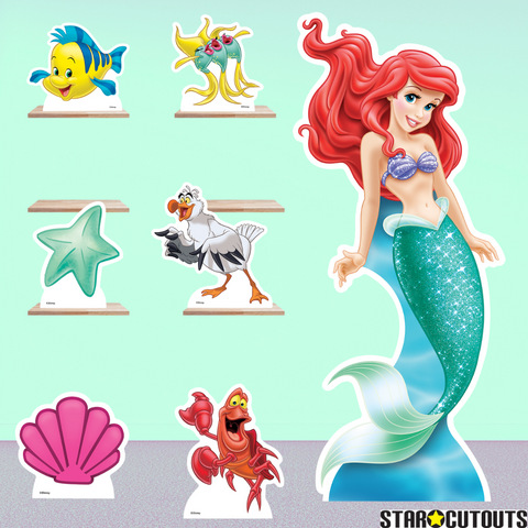 Ariel Cardboard Cutouts