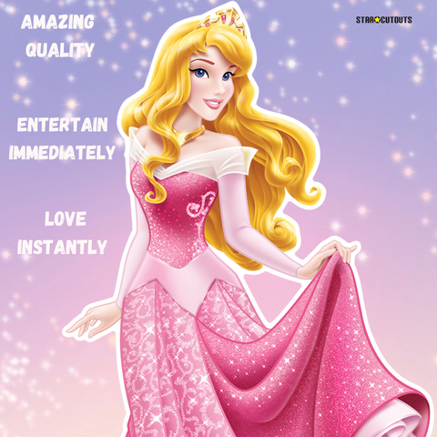 sleeping beauty cardboard cutout