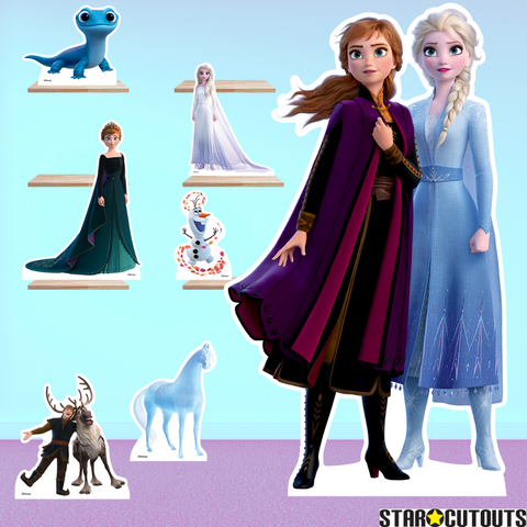 Frozen Anna and Elsa Cardboard Cutout