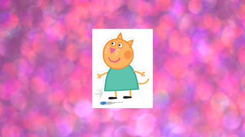 Candy Cat Peppa Pig Cardboard cUTOUT