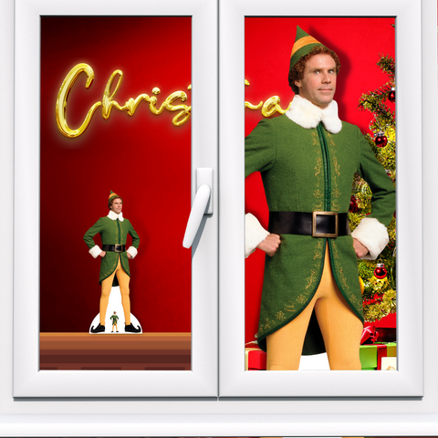 Christmas Cardboard Cut outs Buddy Elf