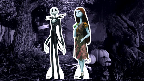 Halloween and Horror Cardboard Cutouts Pennywise Jack Skellington 