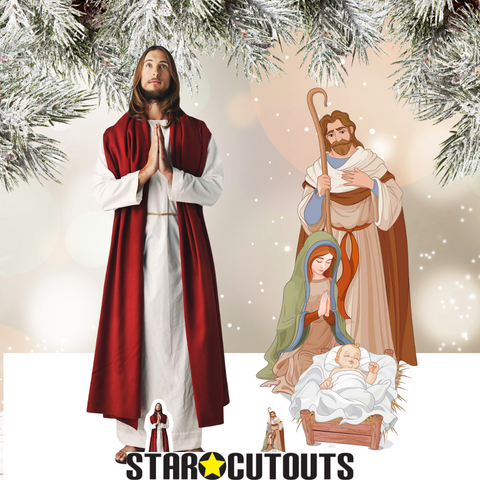 jesus nativity Christmas Cardboard Cutouts
