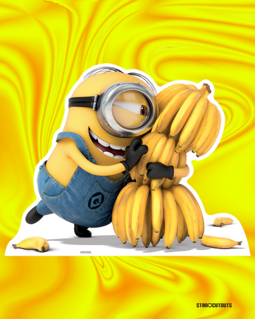 min ion with bananas