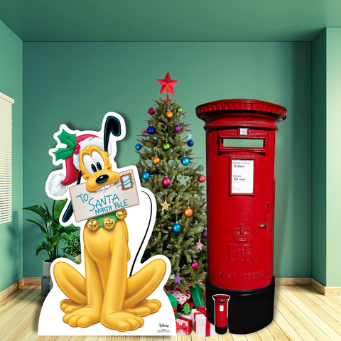 Christmas Cardboard Cutouts pluto postbox