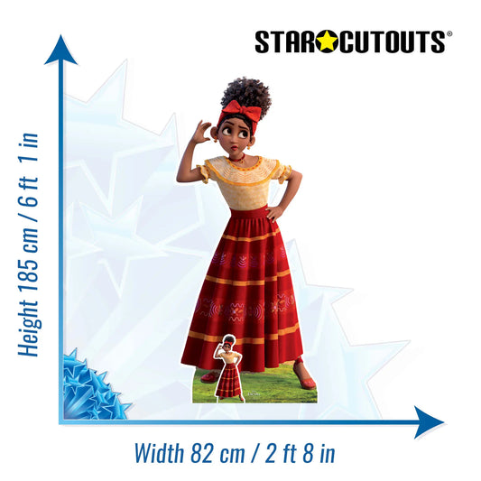 Star Cutouts SC4104 Mirabel Encanto Lifesize Cardboard Cutout with Free  Mini 2pc Party Decoration & Gift