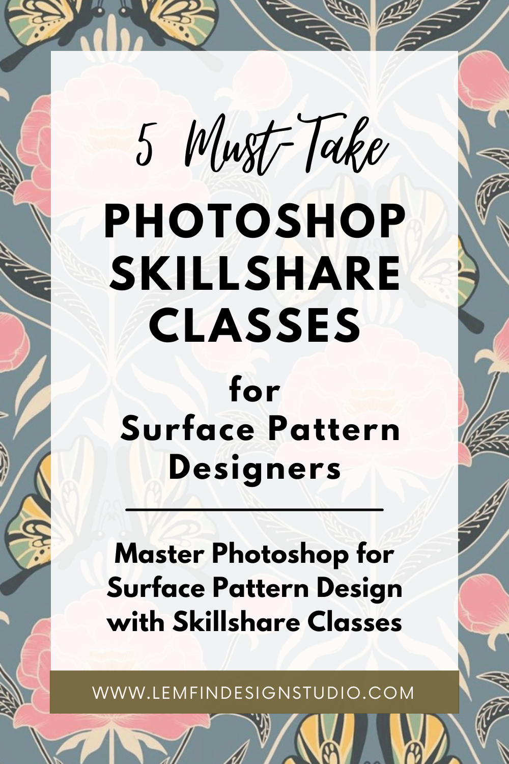 Top 5 Skillshare Photoshop Classes for Surface Pattern Designers