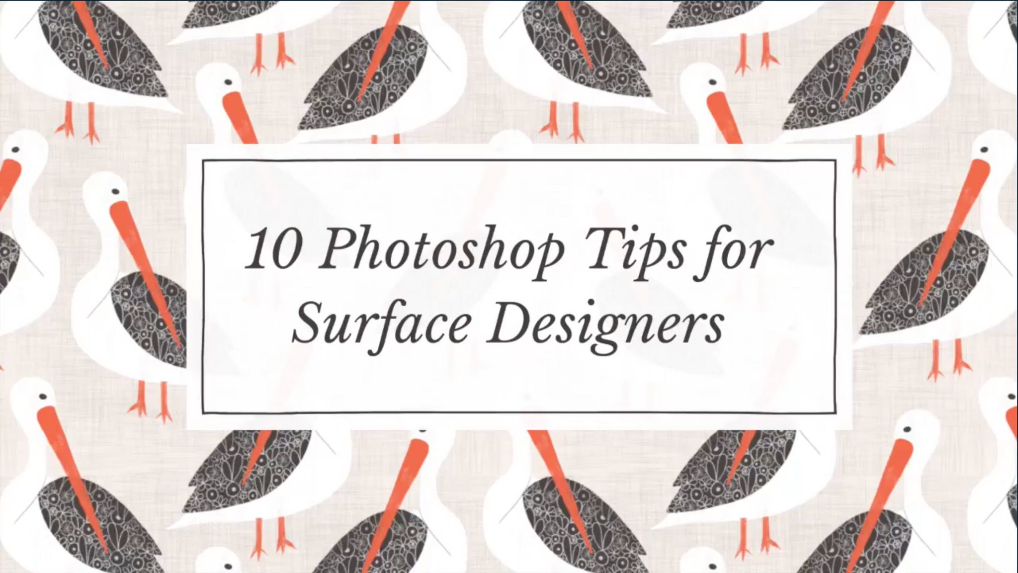 Top 5 Skillshare Photoshop Classes for Surface Pattern Designers