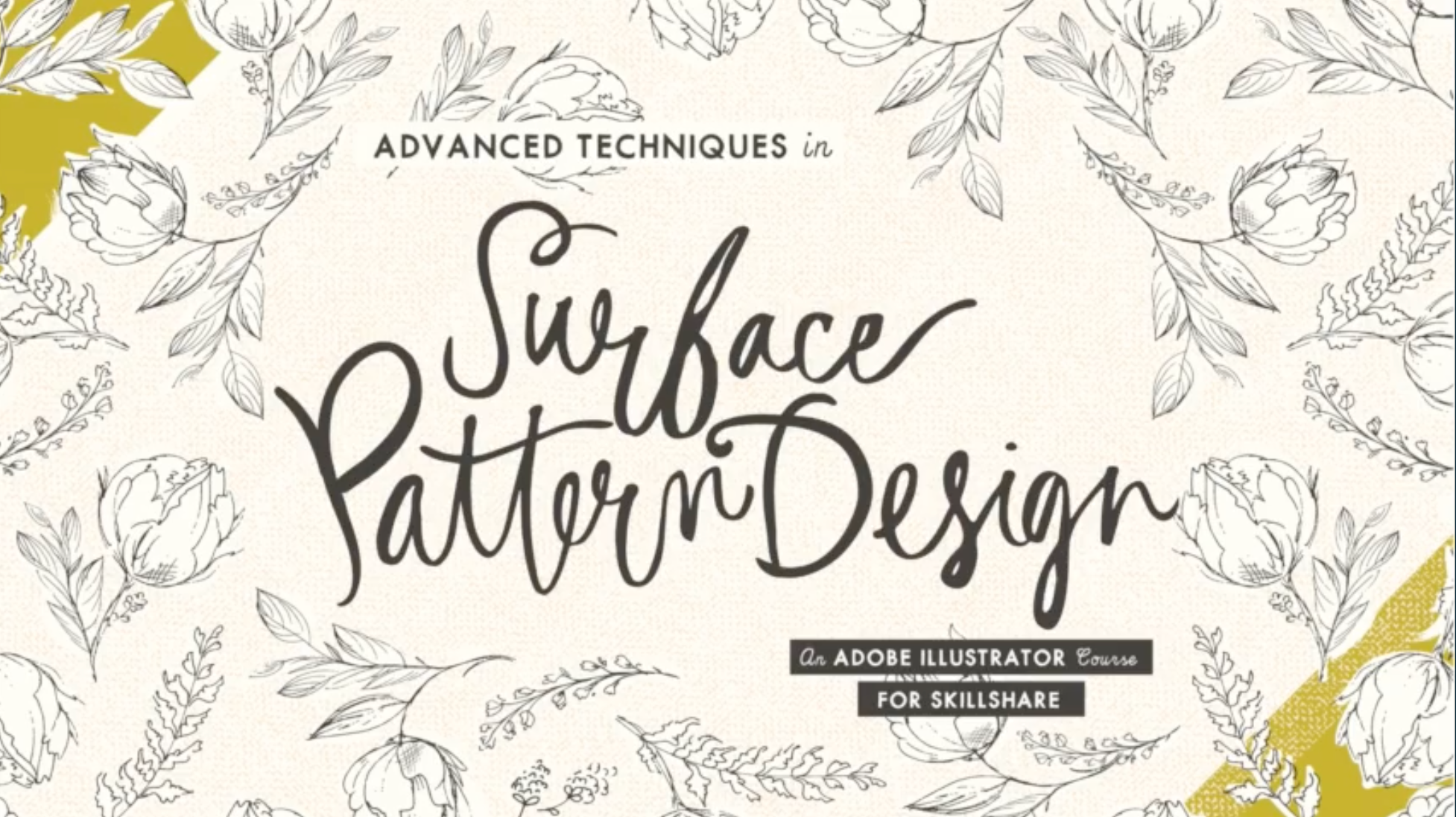 Top 5 Skillshare Illustrator Classes for surface pattern designer