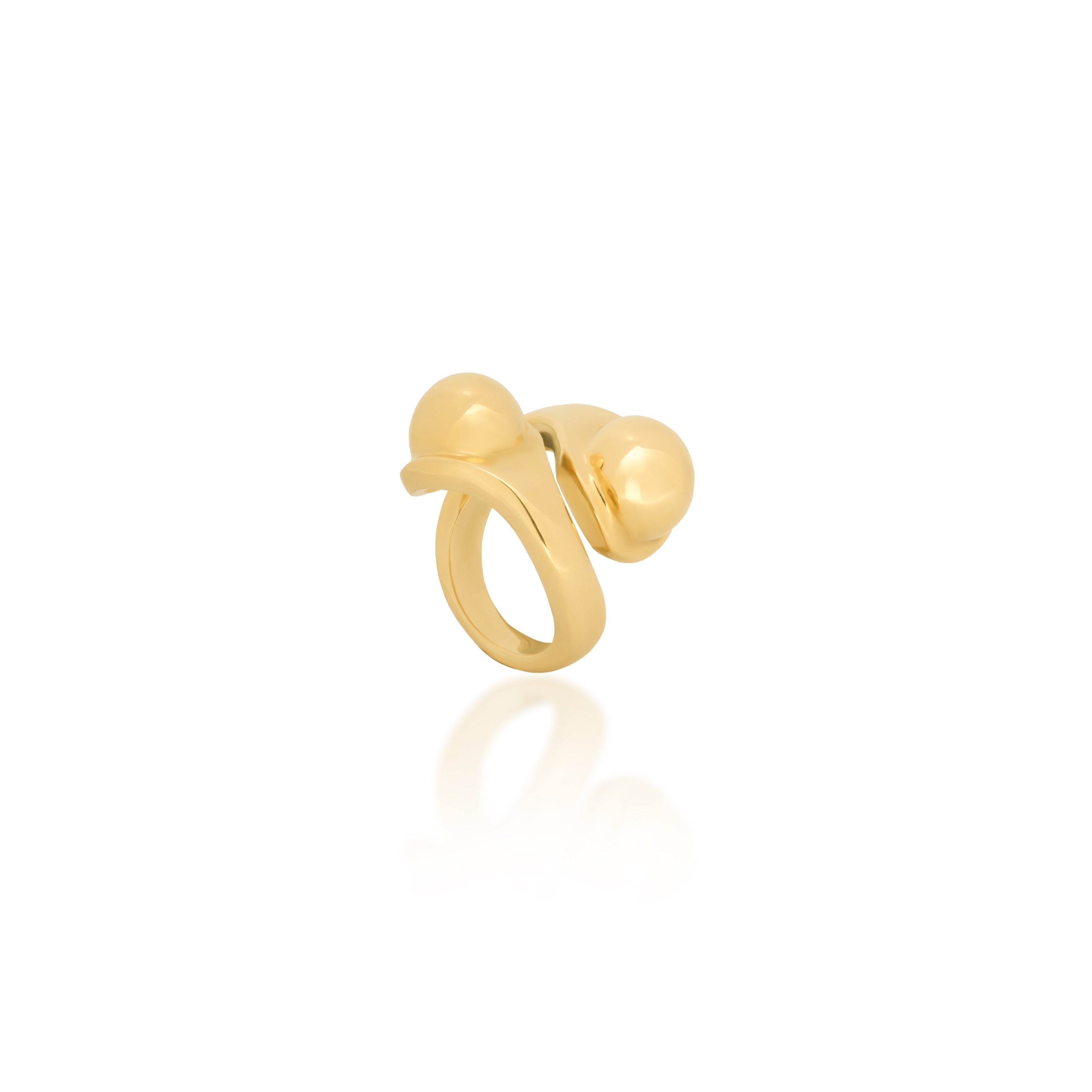 GOLD SPHERES RING - PAULA MENDOZA FINE JEWELRY product image