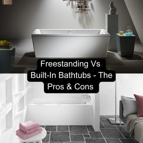 freestanding vs built-in bathtubs. The Pros and cons.