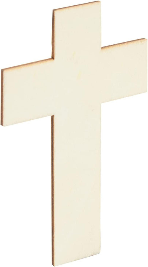 Wood Crosses for Crafts, Wooden Cross (8.7 in, 3-Pack)