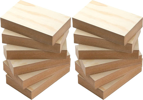 30 Sheets Thin MDF Wood Boards for Crafts, 2mm Medium Density