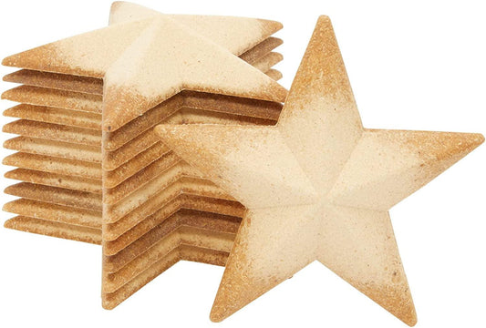 Wood Star Cutouts 1 inch by 3/16 inch, Pack of 100 Wooden Stars for Crafts,  Christmas, and July 4th, by Woodpeckers