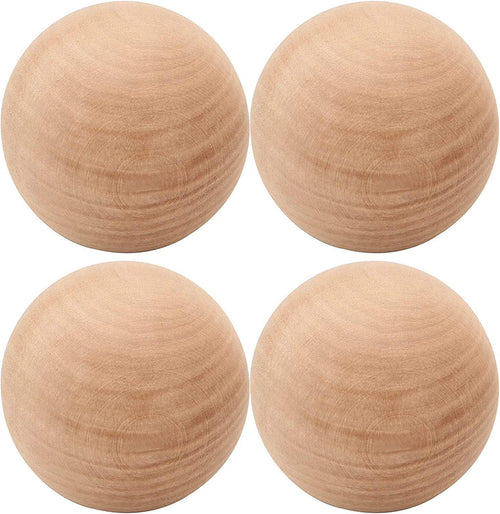 122 Pieces round Wood Balls Unfinished Wooden Balls Natural Craft