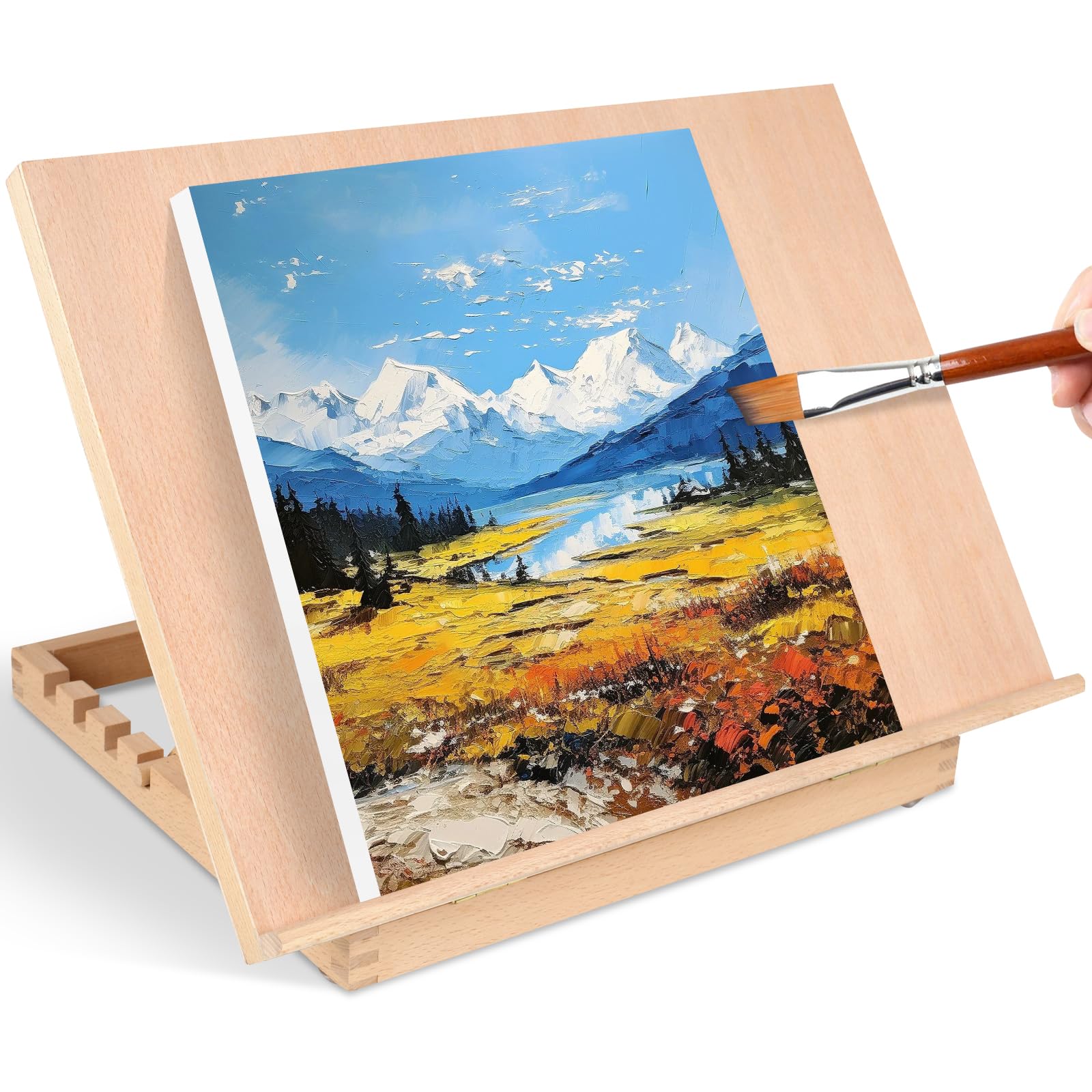 Drafting Table Easel Drawing and Sketching Board, Easel for Painting, Adjustable Angle Art Easel for Artists, Children, Beginners & Student.