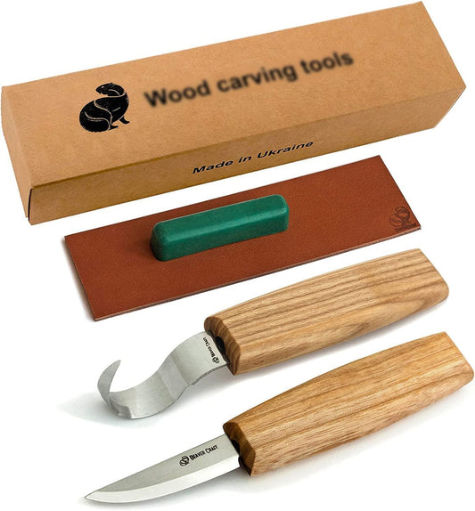 Ninonly Wood Carving Tools 13 in 1 Wood Carving Kit with Carving Hook Knife Wood Whittling Knife Chip Carving Knife Gloves Carving Knife Sharpener for