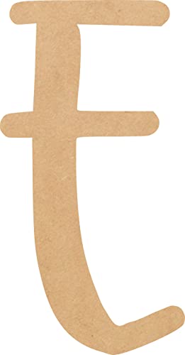 Chris.W White Wood Letters 4 Inch Mini Unfinished Wooden Letter Wall T –  WoodArtSupply