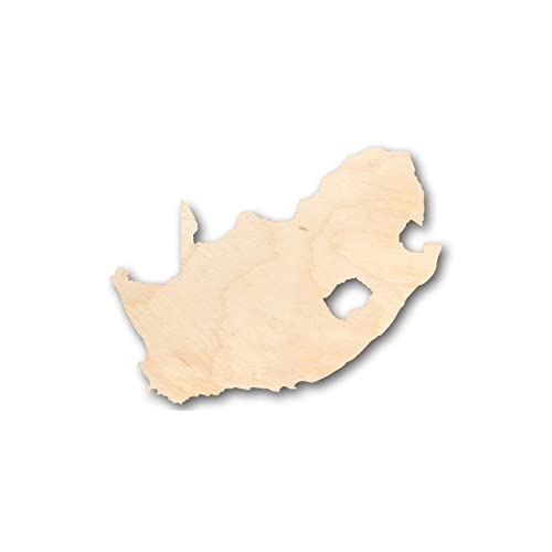  Unfinished Wood Ethiopia Country Shape - East African