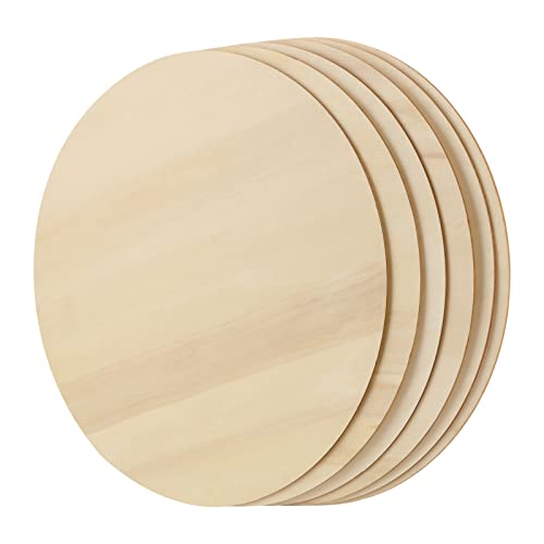KOHAND 30 PCs 3.6-4 Inch Wood Slices for Crafts,Unfinished Wood Rounds with  Bark, Round Wooden Discs Circles for Christmas Ornaments Wedding Rustic