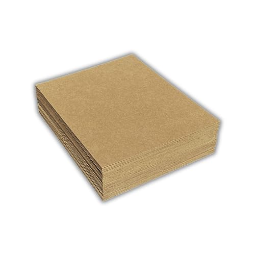 Reskid Chipboard Sheets 12 x 18 - 30 Point (0.03 inch) Thick | 100 Sheets  | Sturdy Chip Board for Crafts, DIY Projects, Scrapbooking
