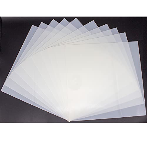 10 Pack 7.5 Mil Blank Stencil Sheets 12 x 24 inch Mylar Sheet Milky  Translucent PET Blank Stencil Making Sheet Blank Mylar Templates for DIY  Christmas Gift, Cricut, Silhouette, Template Material 10Pack 7.5Mil