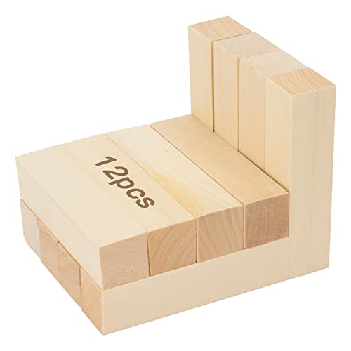 Lulu Home Basswood for Carving, Basswood Carving Whittling Blocks Kit for  Beginners, 8 Pieces Smooth Basswood Carving Blocks