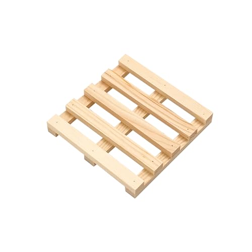 6-Pack Mini Wood Pallet Coasters for Beverages, Hot and Cold Drinks, Mini  Building Blocks Stacking, DIY Crafts, 4 x 4 x 11/16 - Wholesale Craft  Outlet