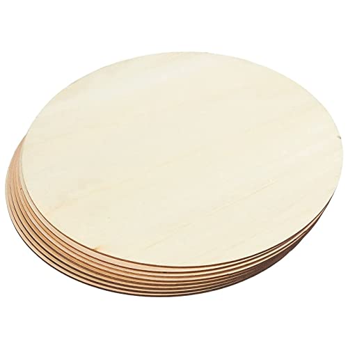  JOICEE 12PACK Wood Rounds for Crafts, 12 Inch Unfinished Wood  Circles Discs for Door Hanger Sign Blank, Particle Board for Wreath Boards  Crafts Painting and Christmas Halloween Decoration