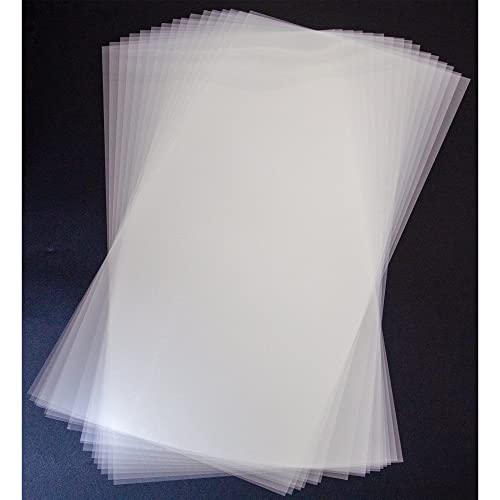  10 Pack 12x12x.02” Clear Plastic Sheet, Plexiglass