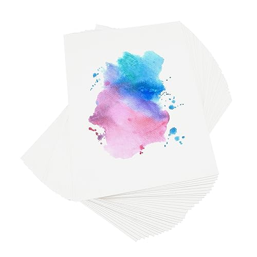 Art-n-Fly 5.5 x 8.5 in Watercolor Sketchpad Mini Book - 2 Pack x 35 Sheets  Each- Spiral Bound and Microperforated - 300gsm / 140lb 8.5x5.5