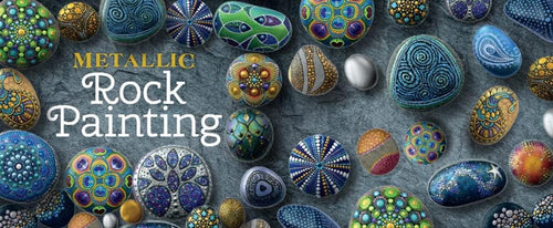 Hinkler Metallic Rock Painting Box Set