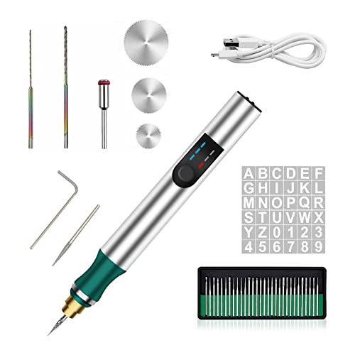  HOTROSE Electric Engraving Pen with 37 Bits, USB