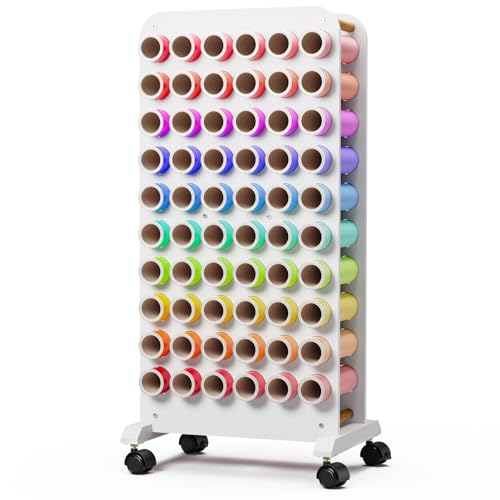 FINESUN Vinyl Roll Holder-24 Compartments Vinyl Storage Organizer,Cricut  Accessories Vinyl Holder Wall Craft Organizers and Storage Over The Door