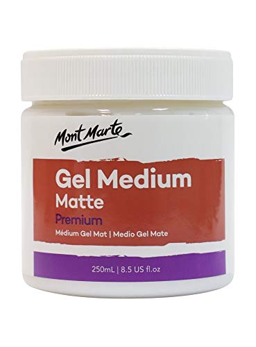 MONT MARTE Fabric Paint Medium Premium (8.5 US fl.oz), Textile Medium For  Fabric Painting, Easy to Use, Prevents Flaking, Ideal for Clothes and  Fabric