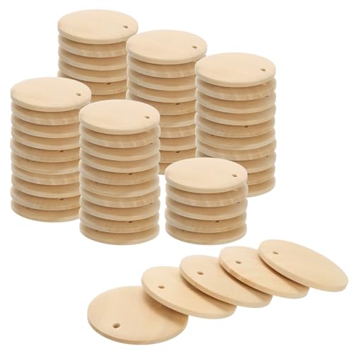  uxcell 1Pcs 125mm(5-inch) Natural Wood Rings, 15mm