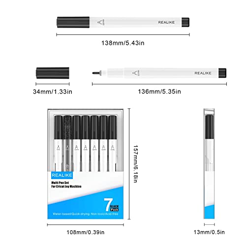  REALIKE Dual Tip Infusible Pens for Cricut Joy, 36 pcs  Sublimation Markers Pens Set Compatible with Cricut Joy Machine (0.4 Tip &  1.0 Tip) : Arts, Crafts & Sewing