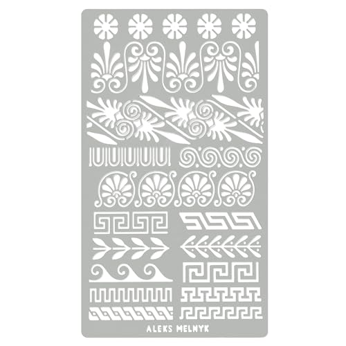 Buy Aleks Melnyk#36 Small Border Stencils for Bullet Journaling, Greek Key  Stencils, Celtic Knot, Ornate Viking Stencils, Steel Journal Stencils,  Metal Stencils for Engraving, Pyrography, Wood Burning Online at  desertcartINDIA