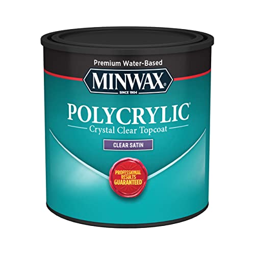 Minwax 33333000 Polycrylic Protective Finish Spray for Wood, Clear Satin,  11.5 oz. Aerosol Can - Spray Paints 